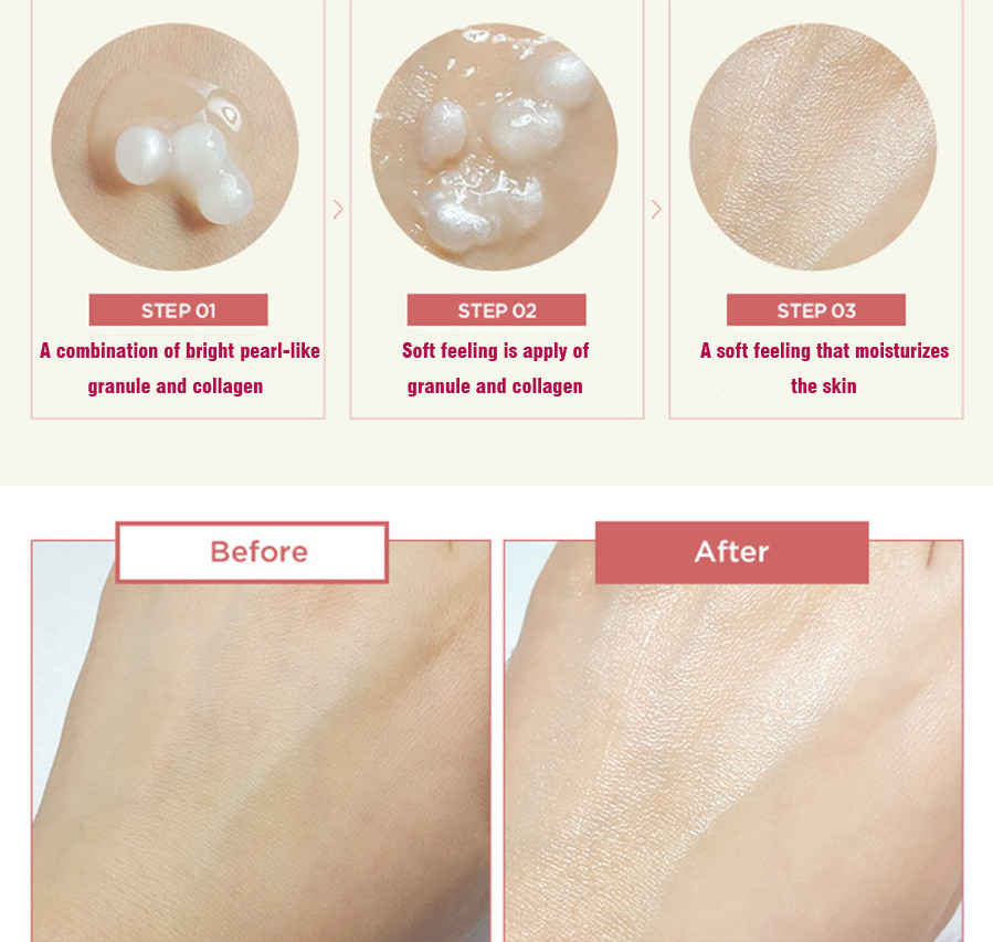 Resultado de imagem para THE FACE SHOP White Ginseng Collagen Pearl Capsule Cream